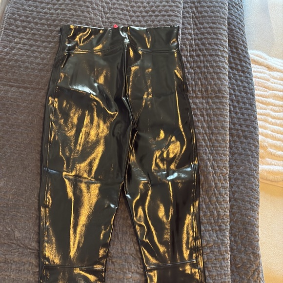 Spanks Pleather Leggings - Picture 6 of 8
